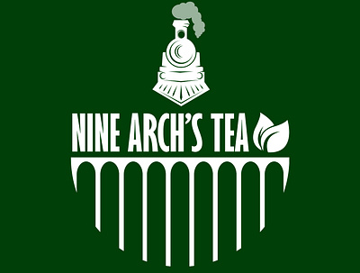 Nine Arch's Tea branding design graphic design illustration illustrator illustratordrawing logo vector