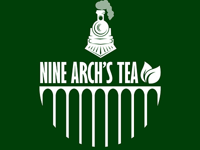 Nine Arch's Tea branding design graphic design illustration illustrator illustratordrawing logo vector