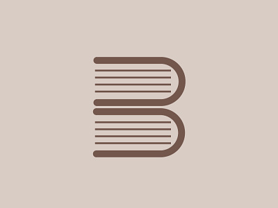 B+book logo. branding graphic design logo