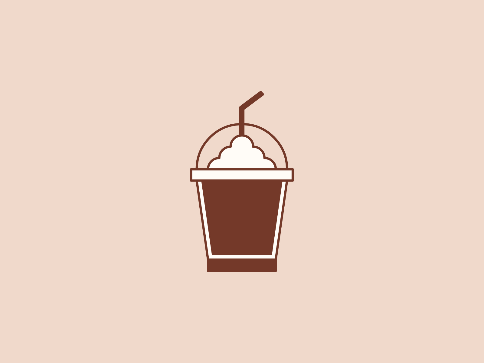 Premium Vector | Milkshake logo