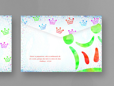 Envelope Kids Verso Reino Vivo brand branding curitiba design everson id illustration ilustration logo mayer