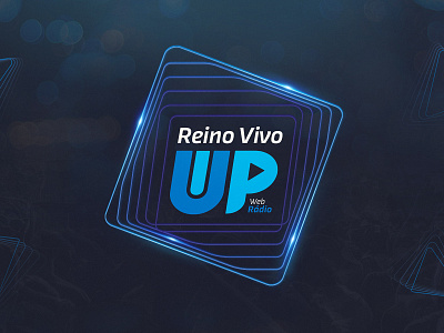 Web Rádio UP Reino Vivo brand curitiba design everson id illustration ilustration logo mayer vector
