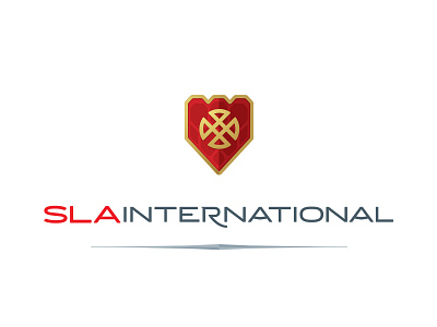 SLA International Logo Design brand branding curitiba design everson id illustration ilustration logo mayer