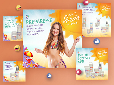 Promo Campanha Digital Passiphlora ads brand branding curitiba design digital everson facebook illustration ilustration logo mayer