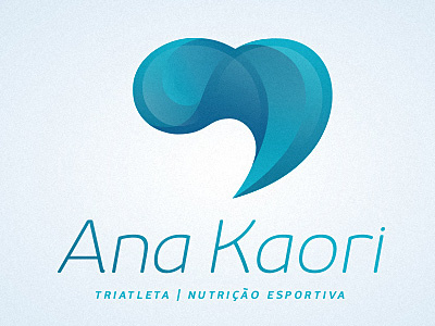 Ana Kaori | Logo Design ana coração design everson heart kaori logo logotype love mayer proposta symbol