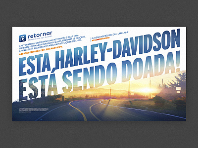 Painel Harley Davisdson Retornar billboard curitiba davidson design everson harley outdoor painel retornar