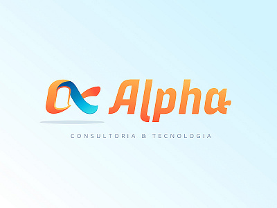 Logo Alpha Consultoria alpha consultoria curitiba design everson logo marca mayer