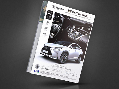 Lexus add for magazine add anuncio car dealer design everson lexus magazine mayer revista