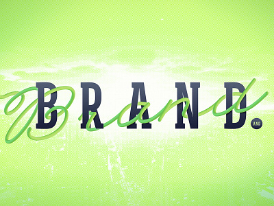 Lettering Typografi Brand and Brand