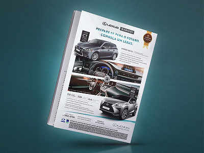 Lexus Dealer add for magazine add amyer anuncio car carro dealer everson lexus magazine revista