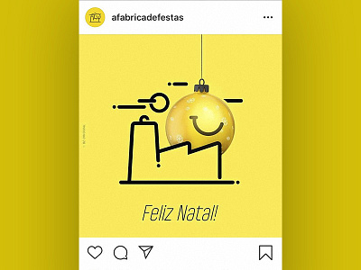 Post cristmas for instagram - FelizNatal - a fabrica de festas cristmas everson feliz instagram mayer natal post poster design