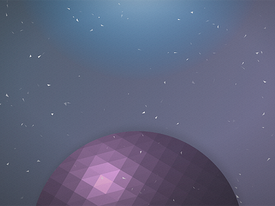 Low Poly Planet animation low poly planet purple