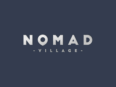 Nomad Logo branding logo logotype luxury map pin metallic millennial nomad travel typography