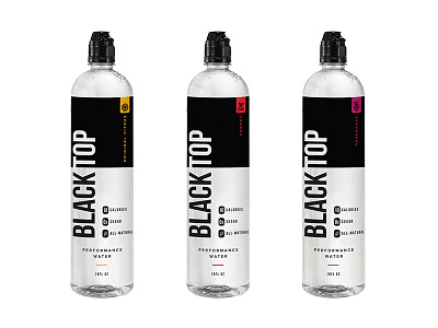 Sports Water Packaging Concept black bold contrast killed concept packaging sports water