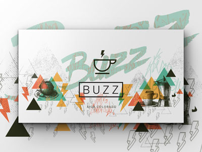 AIGA Colorado Buzz branding design identity illustration