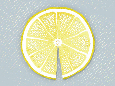 a lemon slice. illustration lemon