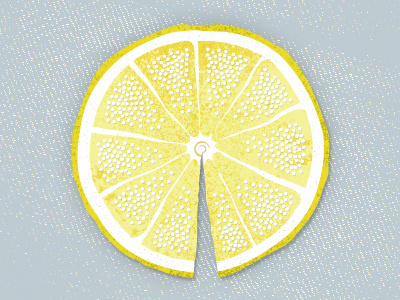 a lemon slice.