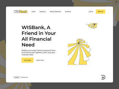 Website Hero Page : WISBank