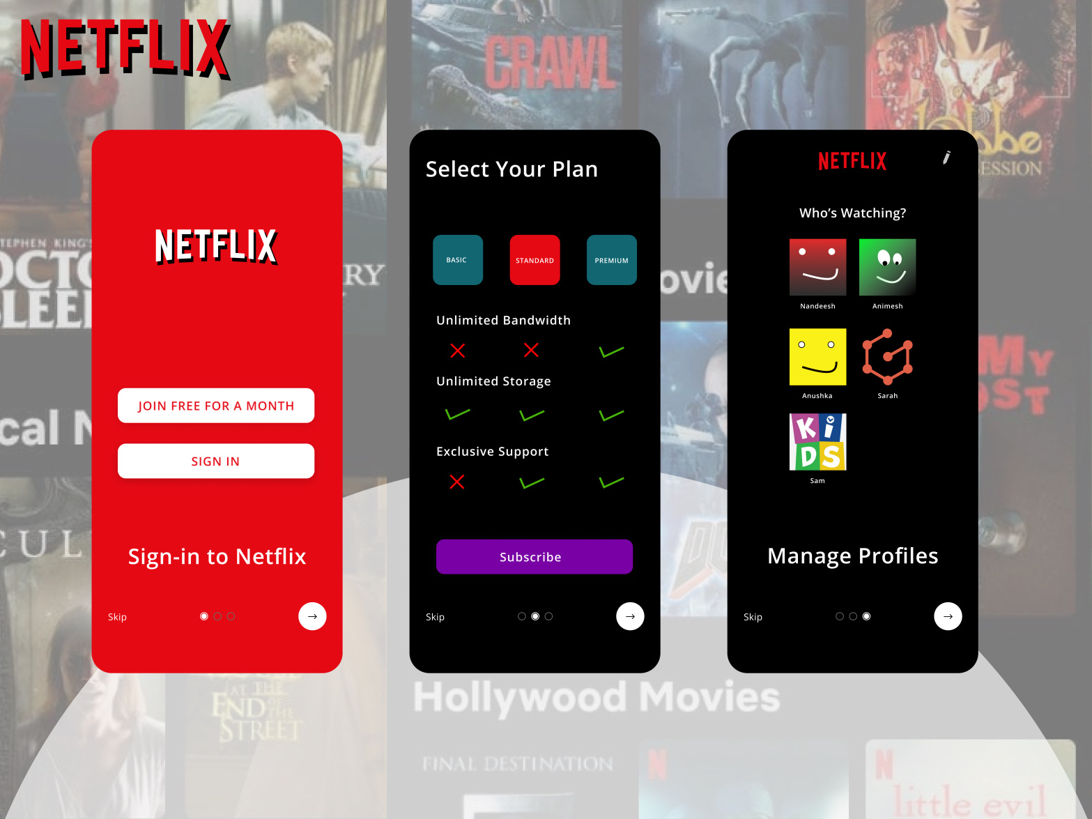 Netflix Splash Screen by Nandeesh Kumar A S on Dribbble