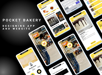 Designing an App from Scratch for Bakery animation app bakery branding design designshift dribbble figma graphic design illustration logo ui user experience user persona ux