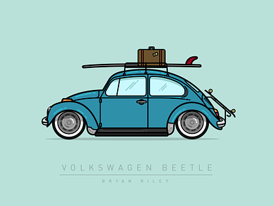 Volkswagen Beetle beetle illustrator vector volkswagen vw