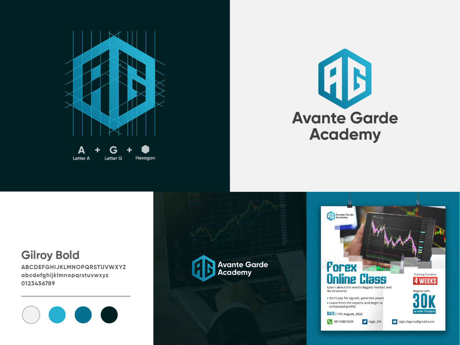 Logo and Flyer Design for Avante Garde Academy by Totem Studios on Dribbble