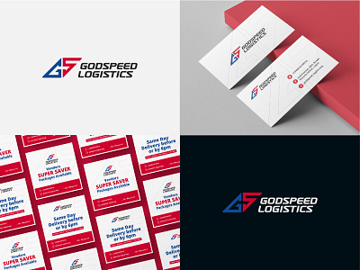 Logo Design for Godspeed Logistics branding delivery flyer design logistics logo design