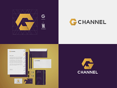 Brand Identity Design for G Channel branding design graphic design logo logo design