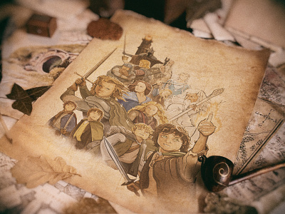 The Lord of Rings illustration 丨 one