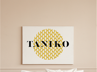 Tāniko Logo - Taki toru pattern