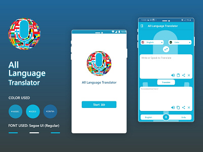 All Language Translator App all language translator app android app android application design app design app poster app poster design app presentation application design application poster graphic design learning logo translator app ui