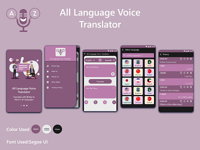 All Language Voice Translator Application