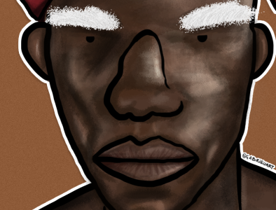 Seriedade no olhar afro afro art black black art character character art character design characterdesign characters colored colour digital digital art doodle art draw illustration