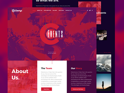 Cherry Events Website