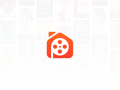 Play House app brand branding film house icon logo minimal movie p p logo