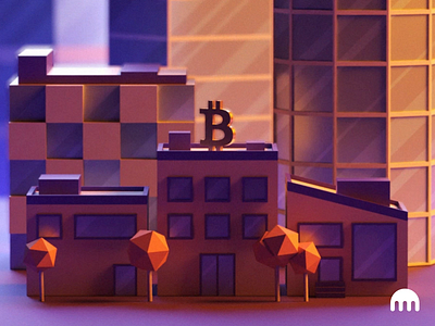 Bitcoin all-time high 3d animation bitcoin motion graphics