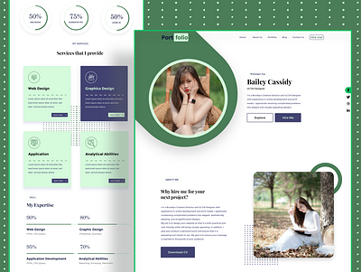 Portfolio Web Design_1 adobe adobexd amazing person website