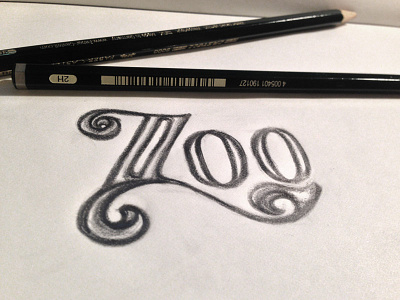 Zoo WIP hand lettering lettering outline script simple zoo