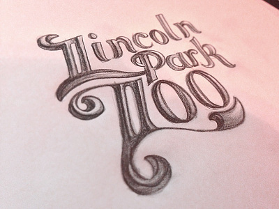 Lincoln Park Zoo Graphite brand chicago graphite identity logo pencil script sketch zoo