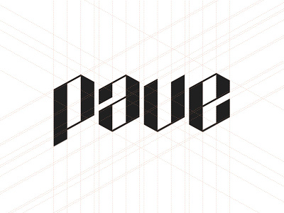 Pave WIP agency blackletter identity modern simplified