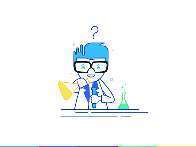 Custom illustration for website character colorful design flat icon illustration pharma vector web website