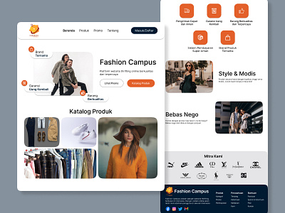 Fashion Campus - Online Thrifting Website Design design online thrifting product design thrifting ui uiux uiux design ux web design website