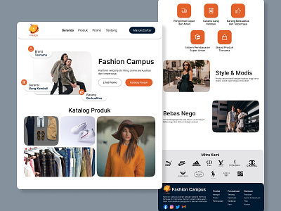 Fashion Campus - Online Thrifting Website Design