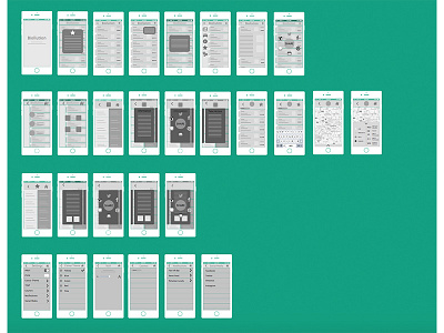 Biollution Wireframes app design graphic iphone ui wireframe