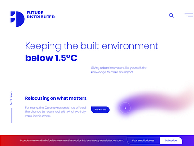 Concept site for sustainable urban development blog blog brandingmob cursor dailydoseofvisuals datascience gradient graphicdesignui inspirationseed landingpage minimal podcast typography urban userinterface