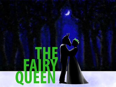 The fairy queen illustration paint poster