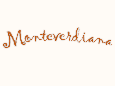 Monteverdiana decoration lettering