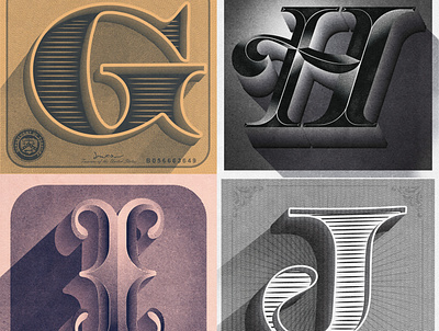 Alternate Duotone Crafted letters - 36 Days of Type crafted crafted letters dribbble duotone etching freelance letterer freelancer goodtype graphicdesigncentral handlettering illustrated letters illustration letterer lettering letters typism typography vexel vintage letters vintage type