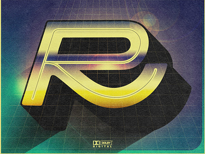 Letter R for "Resilience" 1980s 80s 80s letters 80s type 80s typography goodtype graphicdesigncentral handlettering illustrated typography illustration pop art resilience retro design texture typographic art typography vexel vintage design vinyl vinyl cover