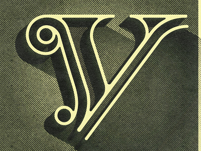 Letter V for "Vintage" - 36 Days of type best vector designspiration goodtype graphicdesigncentral handlettering illustration illustration studio lettering lettering studio showusyourtype type typegang typetopia typism typographic studio typography typography art vector type vintage vintage typography